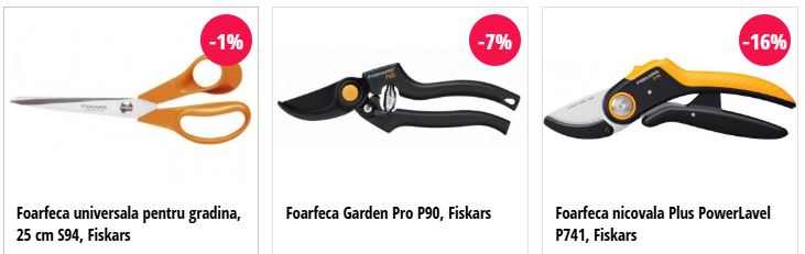 foarfeca de gradina Fiskars